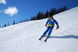 single ski alm