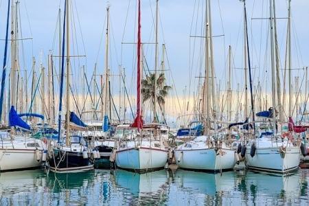 palma de mallorca, hafen, segelboote