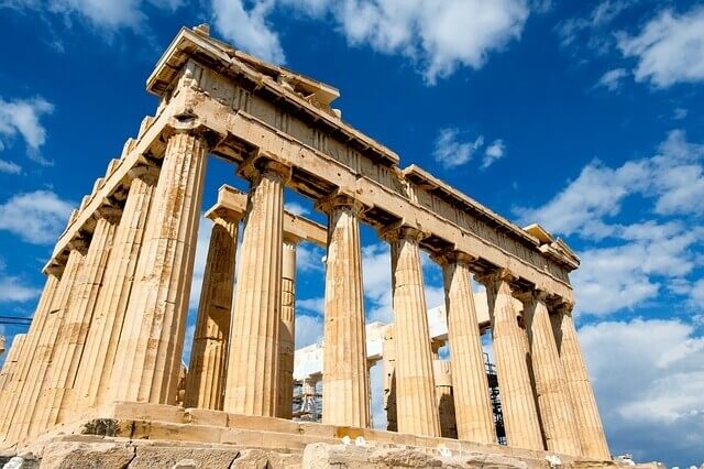 griechenland, tempel, akropolis