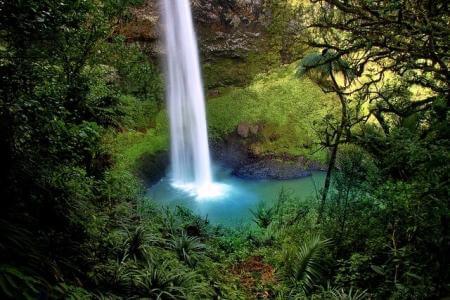 new zealand waterfall nordinsel