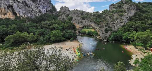 ardèche frankreich canyoning