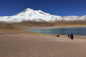 Chile Atacama Wüste mit Salzsee Salar de Atacama