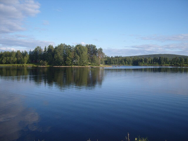 Finnland Ferienhaus am See buchen, Ferienhäuser Lappland 1 Finnland Reisen 2024, Seenlandschaft