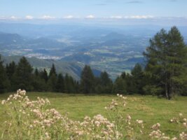 Urlaub in Österreich Europa, Blick von der Gerlitzen